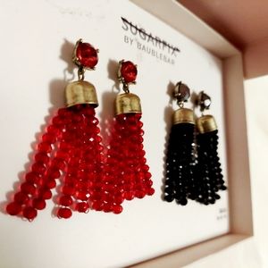 Sugarfix by Baublebar JewelryEarringGift Set,Gold,Rhinestone,Black,Red B…